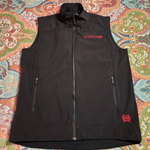 Cinch Black Bonded Concealed Carry Vest  Black All Season | Size Medium - Picture 2 of 5